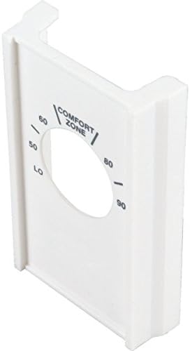 White Single Pole Line Volt Thermostat Cover For Old Style S22 Hvac