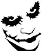 Joker Heath Ledger The Dark Night Batman Black Decal Vinyl Sticker|Cars Trucks Vans Walls Laptop| Black |5.5 x 4.5 in|LLI722