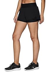 RBX Women's Waistband Pocket Running Shorts W/Inner