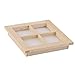 Dollhouse Miniature Wooden 4 Pane Window DIY Accessory