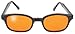 Original KD Sunglasses Orange Lens Biker Driving Glasses, Black Orange, Standard