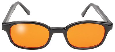 Original KD Sunglasses Orange Lens Biker Driving Glasses