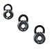 Aliph 3 Pack Jawbone Ergonomic Design New Fit Earbud Earbuds Eargel Eargels for Jawbone ICON (Thinker Black, Thinker Silver, Ace, Hero, Rouge, Catch, Bombshell) Prime and JAWBONE 2 Series.