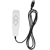 LiebeWH Universal Lift Chair Remote Control Replacement 2 Button 5 Pin Electric Power Recliner Hand Controller for Most Sofa DC Switch