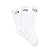 VANS MENS CLASSIC CREW (6.5-9, 3PK) WHITE