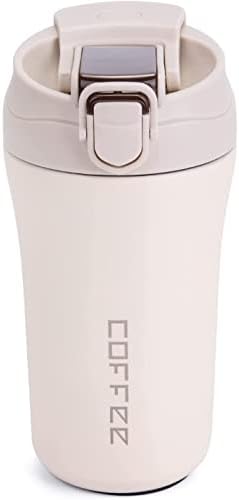 Xspring Insulated Coffee Mug, 400ml Stainless Steel Vacuum - Main Image