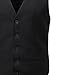 Youstar Men's Contemporary Classic Fit Stylish Contrast Vest