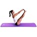 ProsourceFit Extra Thick Yoga and Pilates Mat ½” (13mm), 71-inch Long High Density Exercise Mat with Comfort Foam and Carrying Strap, Purplethumb 3