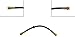 Dorman H620319 Rear Driver Side Brake Hydraulic Hose Compatible with Select Ford / Mazda / Mercury Models
