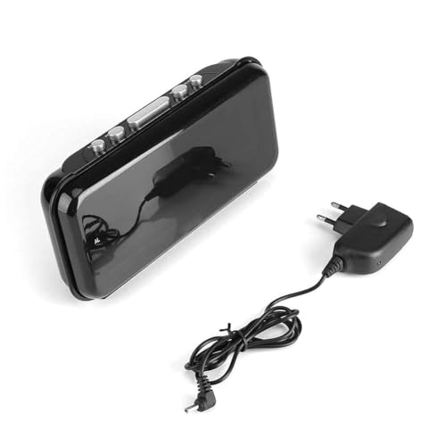 Haofy Elektronische Tisch Digital Wecker Desktop 220 V große 1,8 Zoll LED Display Snooze Funktion(red)
