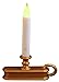 LED Christmas Window Christmas Candle with Sensor, Antique Finish, Cordless