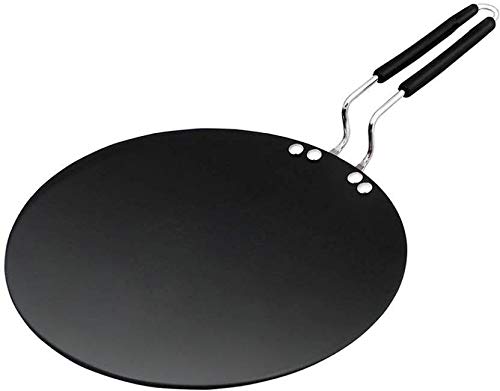 JET Hard Anodised Plus Cookware Roti Tawa, 3mm, 9 Inch Black