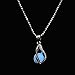 LightOnIt Tear Drop Magical Glow in The Dark Pendant Necklace 3 Pack