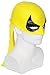 Xcoser Iron Fist Latex Mask Adult Halloween Cosplay Costume Accessory Yellow