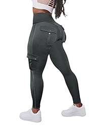 Flamingals Butt Lifting Leggings with Flap Pockets