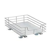 Household Essentials Nickel 12 Inch Sliding Pantry Organizer