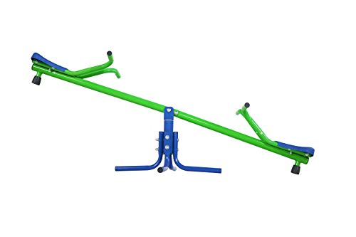 Sportspower Junior Teeter Totter - Childrens Indoor and Outdoor Heavy-Duty Spinning Seesaw