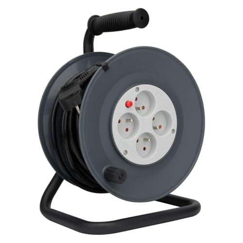 - Carrete HO5VV-F 4 tomas 3G1.5 25m + disyuntor