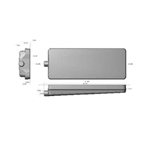 Alpha Systems (VB22548H 22" x 54" x 8" Holding Tank - Thumbnail 2
