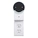 YYGIFT Duplex USB Wall Outlet Plate Echo dot Mount Wall Charger Outlet Cover with Night Light Echo Dot2 Charger Dual USB Charging Ports for Cellphones and Tablets