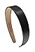 Funny Girl Designs 1 Inch Wide Satin Headband (Black)