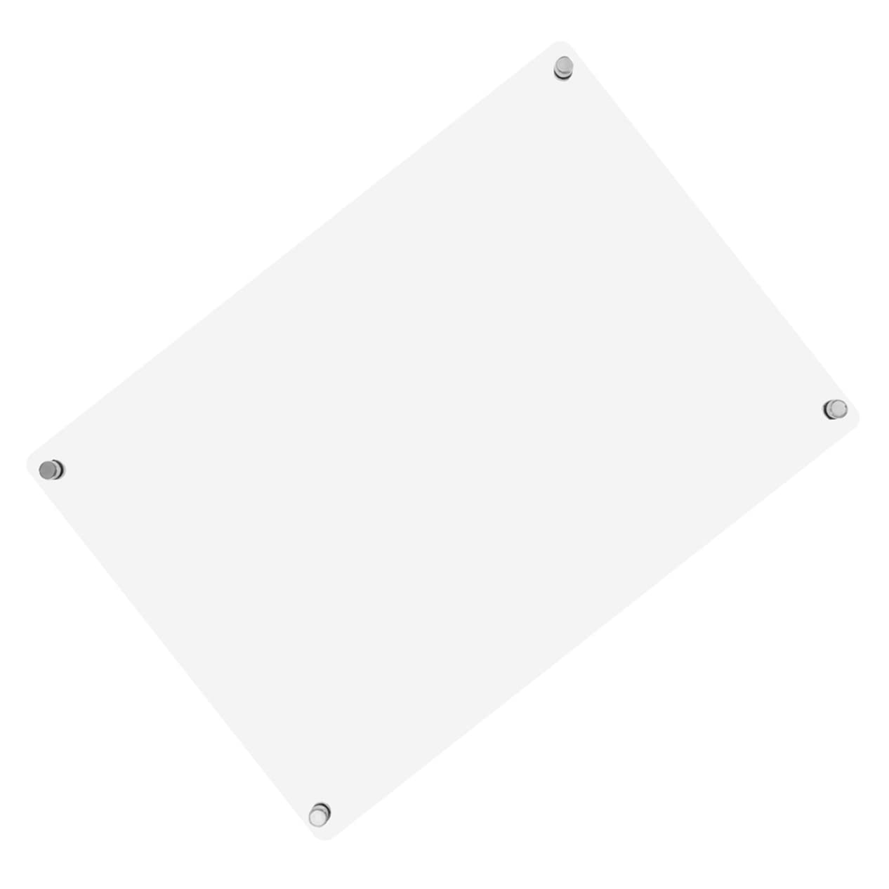 STOBOK Erasable Magnetic Board for Fridge Shopping Planner Clear Magnet Notepad Message Dry Board Blank Whiteboard Wall Acrylic Kitchen Reminder List Practical Refrigerator