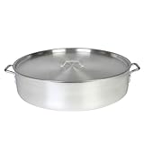 Thunder Group 40 Quart Aluminum Braiser with Lid