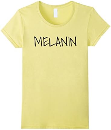 Women's Melanin T-Shirt Medium Lemon