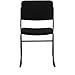 Flash Furniture HERCULES Series 500 lb. Capacity High Density Black Fabric Stacking Chair with Sled Base