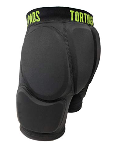 Tortoise Pads T2 High Impact Protection Padded Shorts with Dual Density EVA Foam (Youth X-Small)