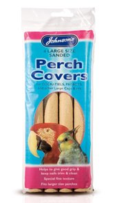 Johnsons Large Sanded Perch Covers for Cockatiels etc. - Large