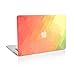 Unik Case Gradient Ombre Triangular Galore Retro Sunrise Graphic Ultra Slim Light Weight Matte Rubberized Hard Case Cover for Macbook Air 13