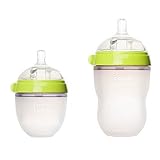 Comotomo Natural Feel Bundle - 2 Items (Green, 5oz + 8oz)