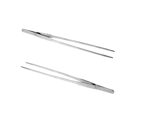 Polymer True Utility 3 Pieces Aquarium Clean Tools Fish Tank Water Grass Planting Straight Curved Scissors Tweezers - Thumbnail 4