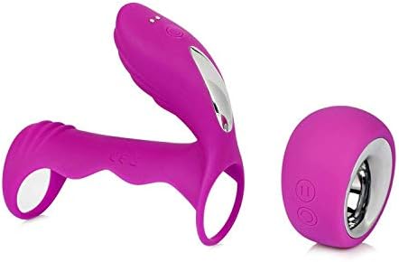 Shake Sleeve Ring Funny Toys for Men Sucking Vibrador for Woman Remote Control Ring Adult Funny Products,Purple with Remote