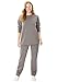 Woman Within Women's Plus Size Fleece Sweatshirt Set - 1X, Medium Heather Grey
