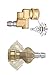 Water Power - Quick Connecting Pivoting Coupler 3 Angels High Pressure Nozzle Holder, Gutter Cleaner Attachment, 120 Degree Rotation, 1/4 Inch Quick Connect, 4500PSI