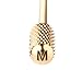 Makartt Safety Nail Drill Bit Gold Carbide Carbide Bit Medium Round Gold Nail Art Tools Nail File Bit Remove Gel Polish Dip Powder Nail Extension Gel Drill Bit 3/32