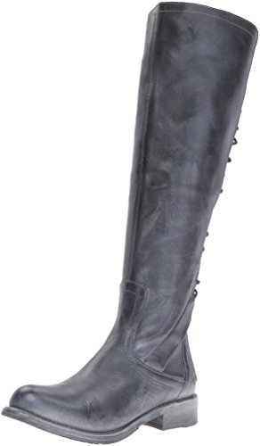 bed stu Women's Surrey Boot, Black Rustic/Blue, 9.5 M US