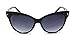 Retro Cat Eye High Pointed Vintage Inspired Fashion Black Sunglasses