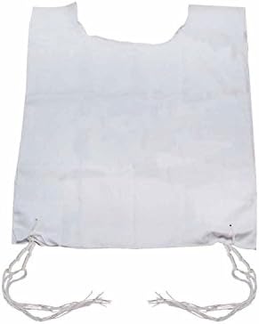 Malchut Men's Permanent Press Arba Kanfot with hand-spun Strings #24 White