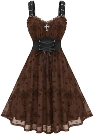 plus size goth dress sleeveless lace up v neck Amazon.com: Womens Velvet Mini Dress Sleeveless V Neck Cute Party Gothic Lace Dress Halloween A-Line Dresses Small : Clothing, Shoes & Jewelry