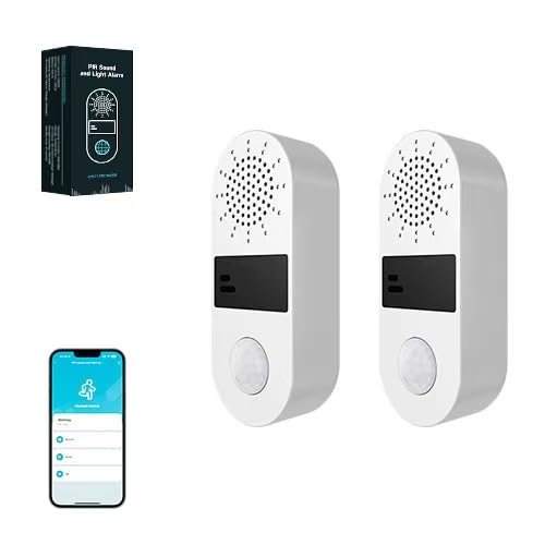 Photo 1 of Tuya Sound & Strobe Light Alarm Smart PIR Motion Detector Alert with 130db Sound Security Siren Light 4 Alarm Modes Home Security System Compatible with Alexa/Google Assistant (1)