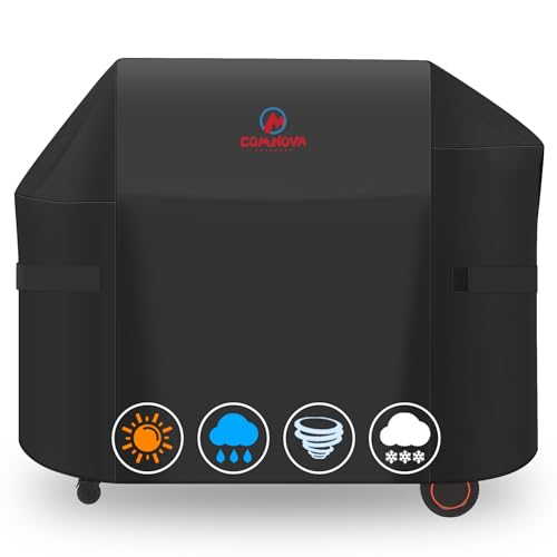 Comnova Grill Cover for Traeger Timberline 1300 - Premium Wood Pellet Smoker Cover for Traeger Waterproof & Heavy Duty, 600D Pellet BBQ Cover Accessory for Treager Timberline 1300 Grills (BAC360)