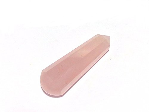 Gemstone rose quartz 2.50 inch massage wand healing metaphysical …