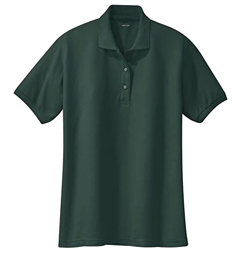 Joe's USA Ladies Short Sleeve Polo Shirt-4XL-Dark