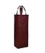 Elife 2-Bottle Reusable Gift Bag, Wine Tote Holder Vineyard, Pack of 5