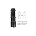 Skysted® (2 Pack A300 Super Mini Bright 300LM Single Mode Zoomable Focus Pocket Flashlight,Powered by 1 x AA or 1 x 14500 Battery(Not Included)