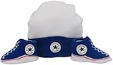 Converse All Star Baby Hat and Faux Sneaker-Style Bootie Set Blue 0-6 Months