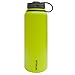 Fifty/Fifty Lime Vacuum-Insulated Stainless Steel Bottle with Wide Mouth - 40 oz. Capacity